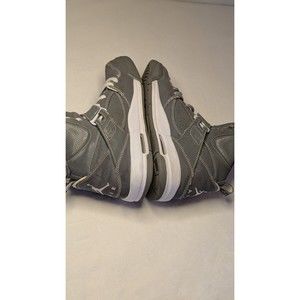 NIKE AIR JORDAN FLIGHT 45 HIGH MAX COOL GREY-WHITE SZ 4.5 (YTH) RARE! 524865-014